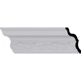 Ekena Millwork Delfina 3 in. x 5 in. x 94-1/2 in. Polyurethane Crown Moulding
