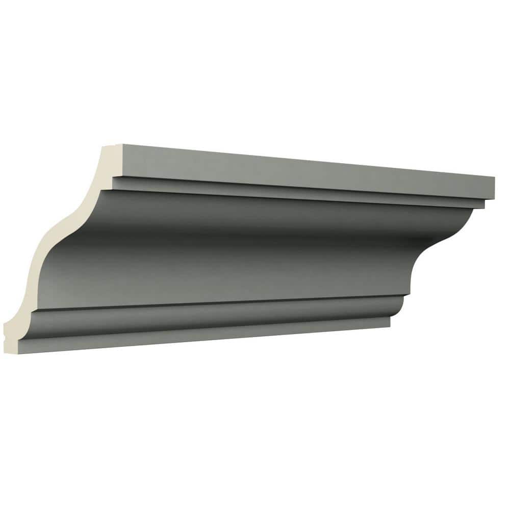 Ekena Millwork June 4.75 in. D x 6.25 in. W x 94.5 in. L Polyurethane Crown Moulding