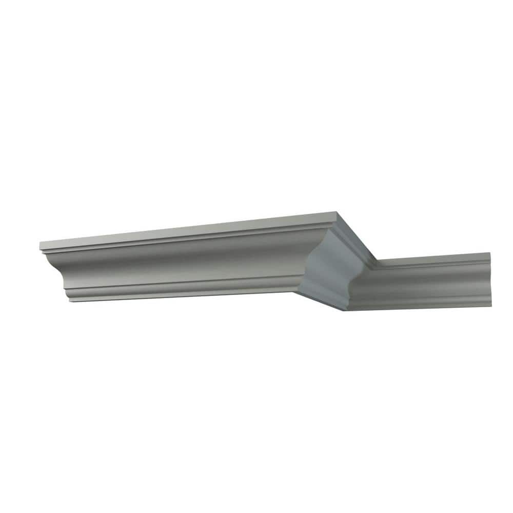 Ekena Millwork June 4.75 in. D x 6.25 in. W x 94.5 in. L Polyurethane Crown Moulding