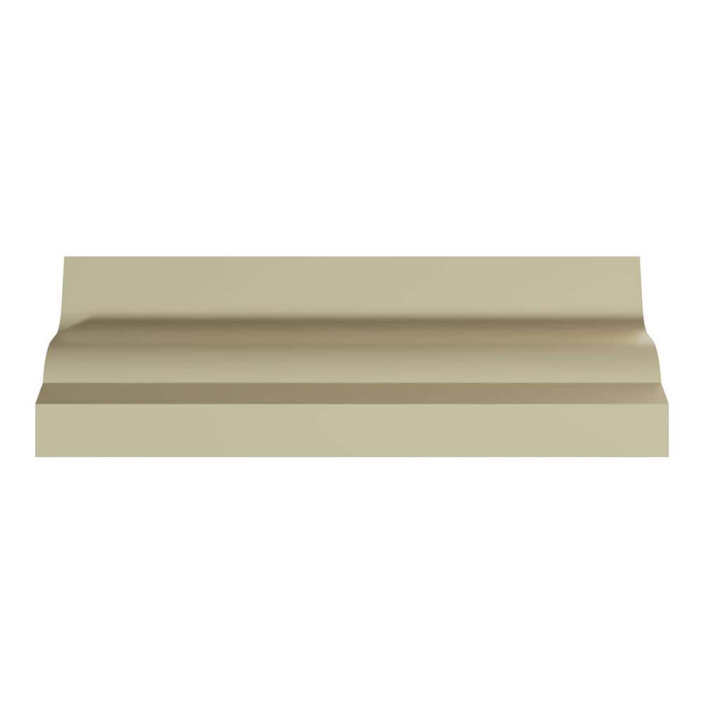 Ekena Millwork Harlington 4.75 in. D x 6.625 in. W x 96 in. L Polyurethane Crown Moulding