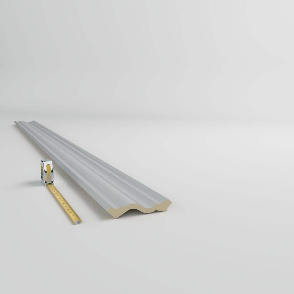 Ekena Millwork Harlington 4.75 in. D x 6.625 in. W x 96 in. L Polyurethane Crown Moulding