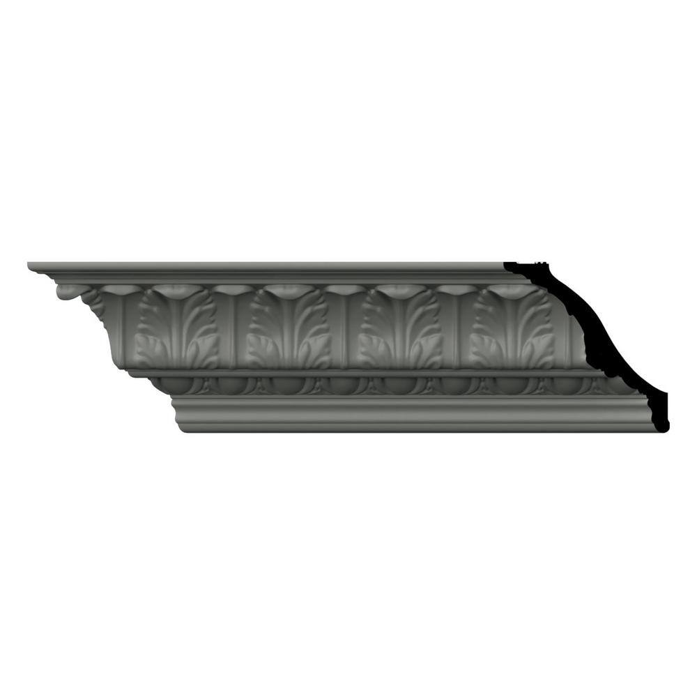 Ekena Millwork McAllen 5.25 in. D x 7.5 in. W x 96 in. L Polyurethane Crown Moulding
