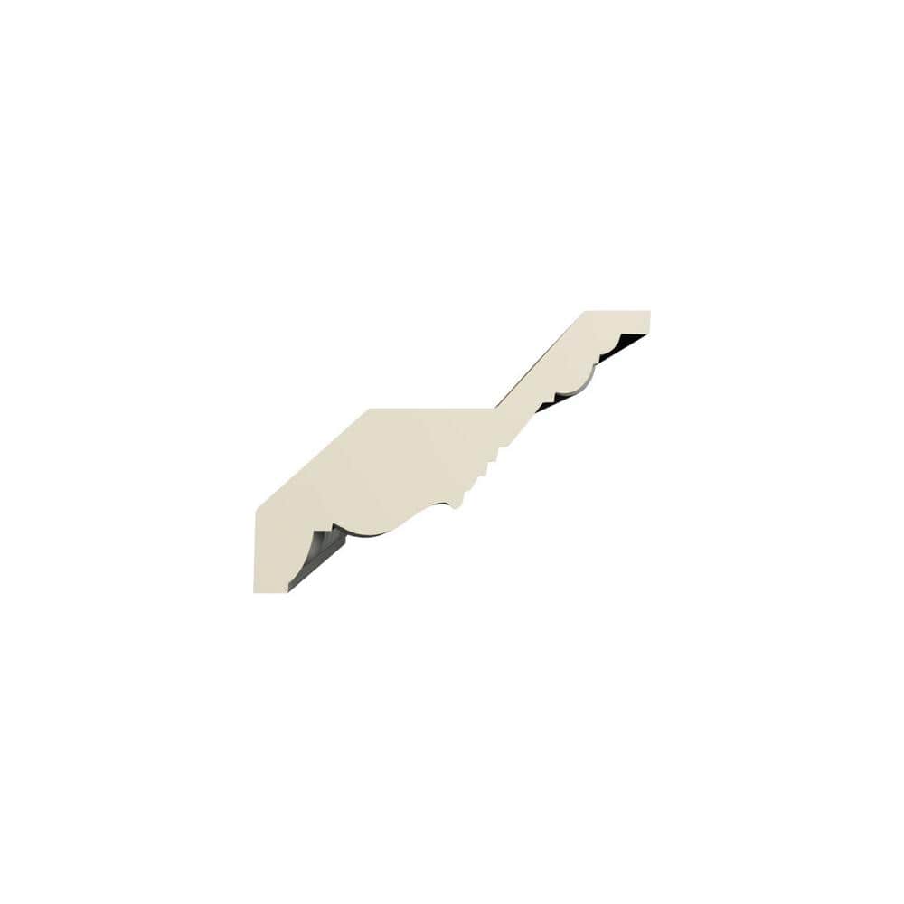 Ekena Millwork Arianna 6.625 in. D x 8.25 in. W x 96 in. L Polyurethane Crown Moulding