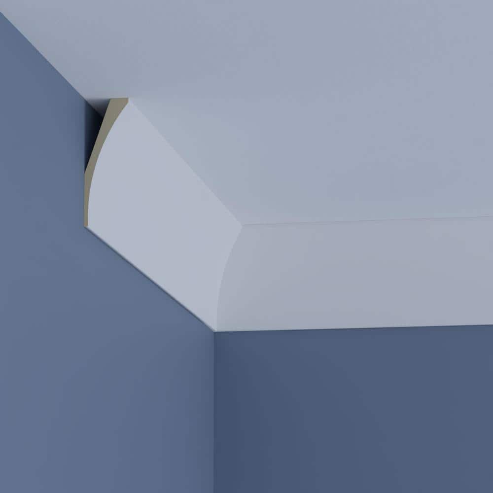 Ekena Millwork Caryn 2 in. D x 6.25 in. W x 96 in. L Polyurethane Crown Moulding