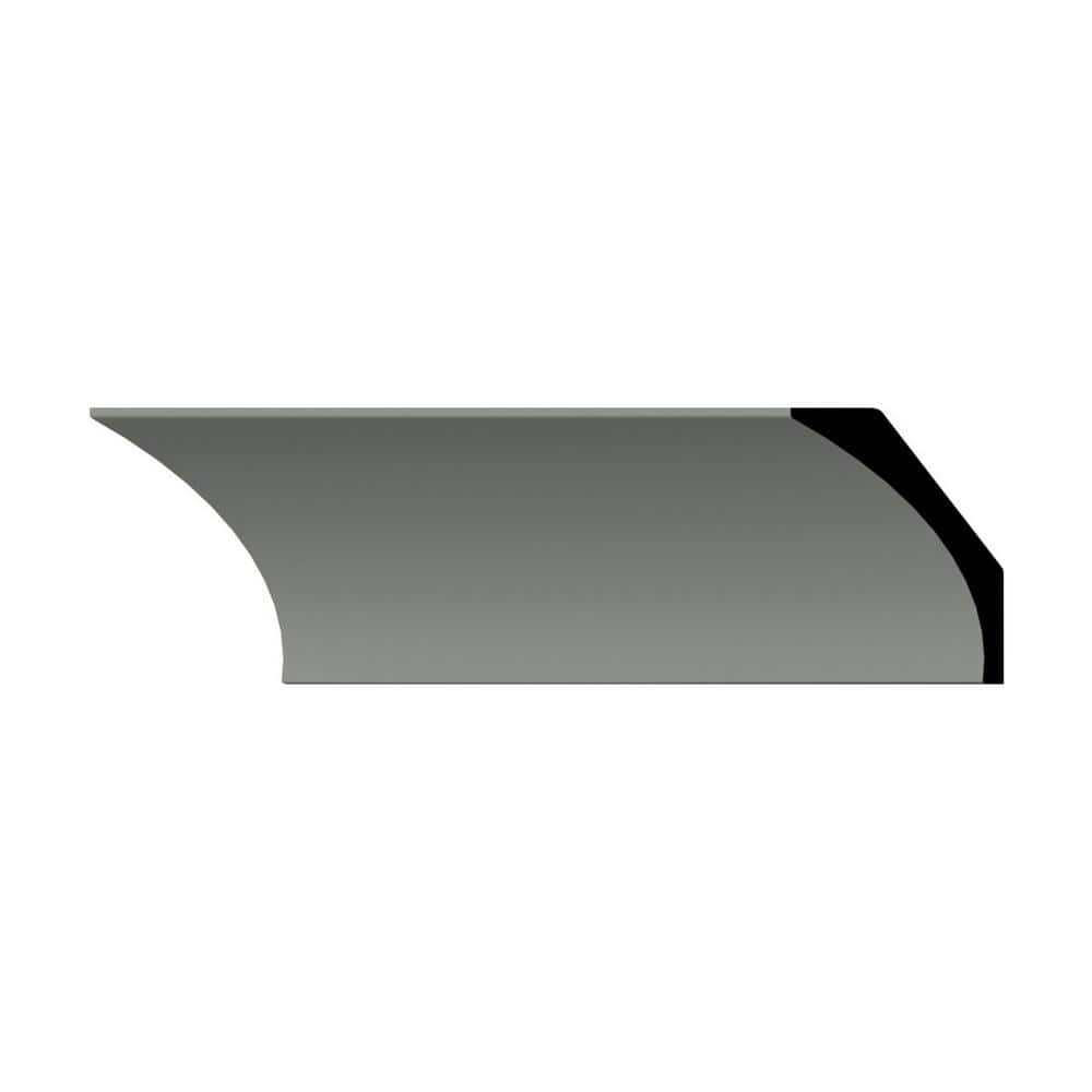 Ekena Millwork Caryn 2 in. D x 6.25 in. W x 96 in. L Polyurethane Crown Moulding