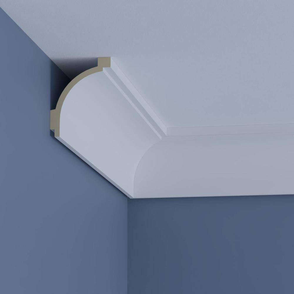Ekena Millwork Noah 4.625 in. D x 7.375 in. W x 94.5 in. L Polyurethane Crown Moulding