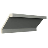 Ekena Millwork Darcy 6 in. D x 8.375 in. W x 94.5 in. L Polyurethane Crown Moulding