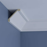 Ekena Millwork Darcy 6 in. D x 8.375 in. W x 94.5 in. L Polyurethane Crown Moulding