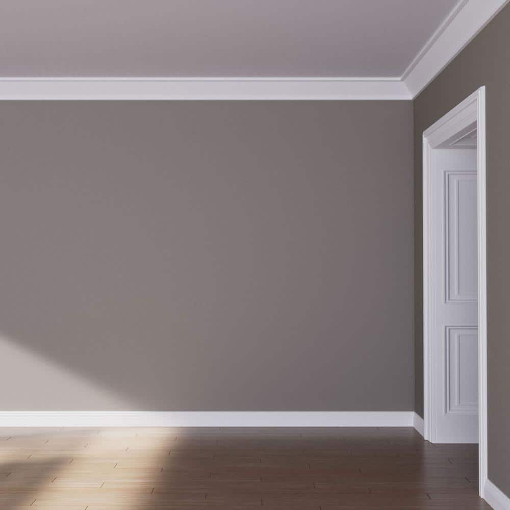 Ekena Millwork Darcy 6 in. D x 8.375 in. W x 94.5 in. L Polyurethane Crown Moulding