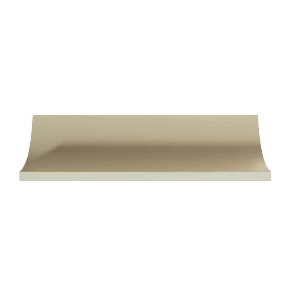 Ekena Millwork Cynthia 7 in. D x 9.25 in. W x 94.5 in. L Polyurethane Crown Moulding