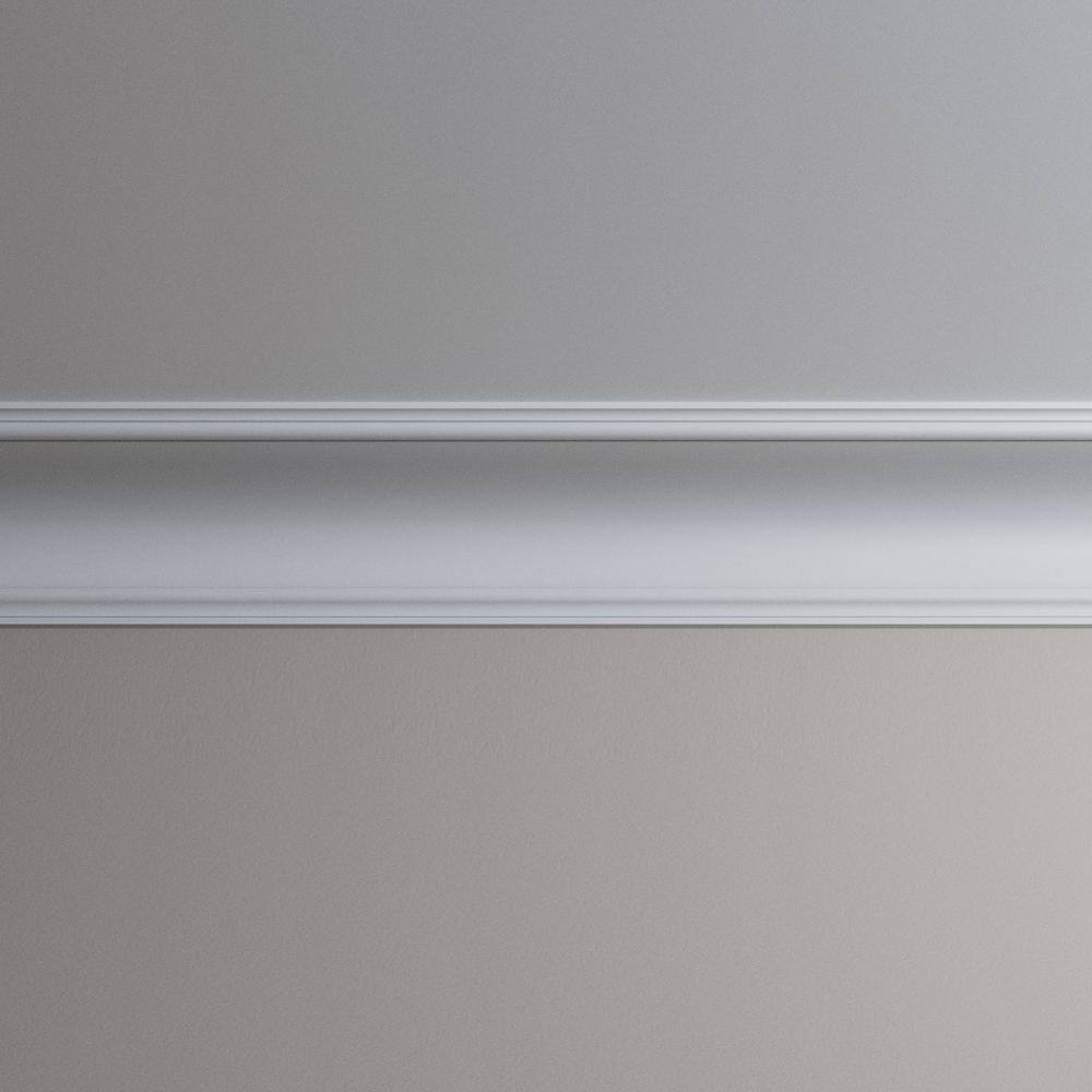 Ekena Millwork Danielle 7.875 in. D x 9.875 in. W x 96 in. L Polyurethane Crown Moulding