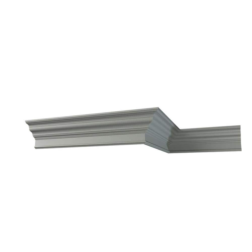 Ekena Millwork Lincoln 4.875 in. D x 8.625 in. W x 96 in. L Polyurethane Crown Moulding