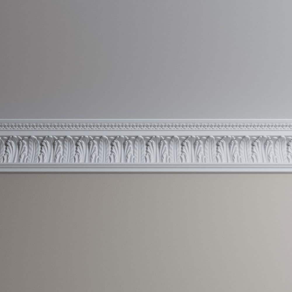 Ekena Millwork Micah 5.125 in. D x 8.625 in. W x 96 in. L Polyurethane Crown Moulding