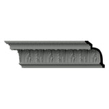 Ekena Millwork Micah 5.125 in. D x 8.625 in. W x 96 in. L Polyurethane Crown Moulding
