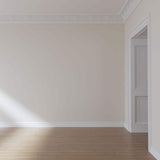 Ekena Millwork 9 in. x 7-3/4 in. x 94-1/2 in. Polyurethane Neuveau Crown Moulding