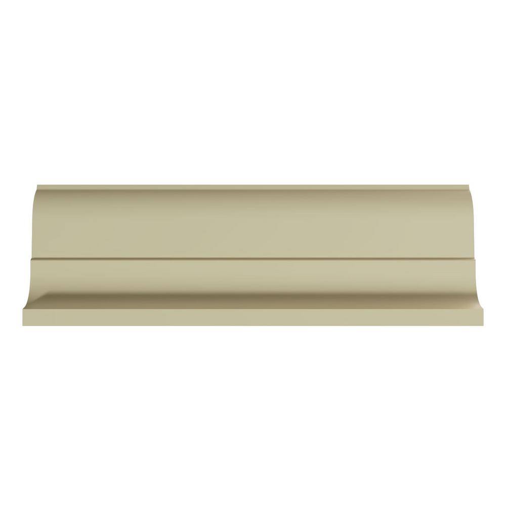 Ekena Millwork Iris 6.25 in. D x 9.75 in. W x 96 in. L Polyurethane Crown Moulding