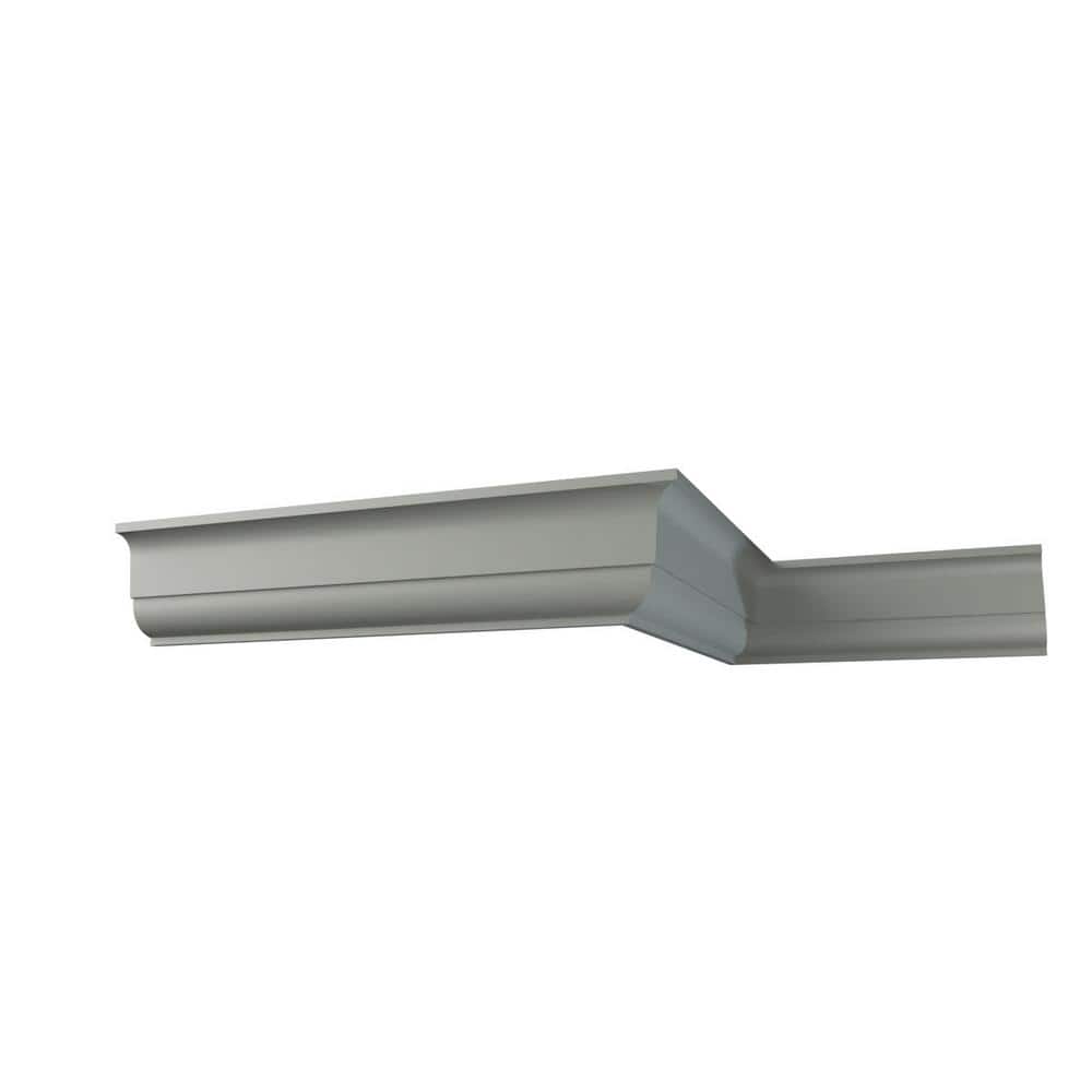 Ekena Millwork Iris 6.25 in. D x 9.75 in. W x 96 in. L Polyurethane Crown Moulding