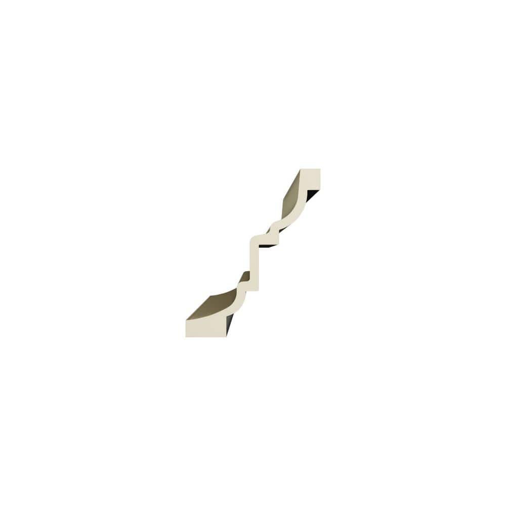 Ekena Millwork Henry 7.875 in. D x 12.625 in. W x 96 in. L Polyurethane Crown Moulding