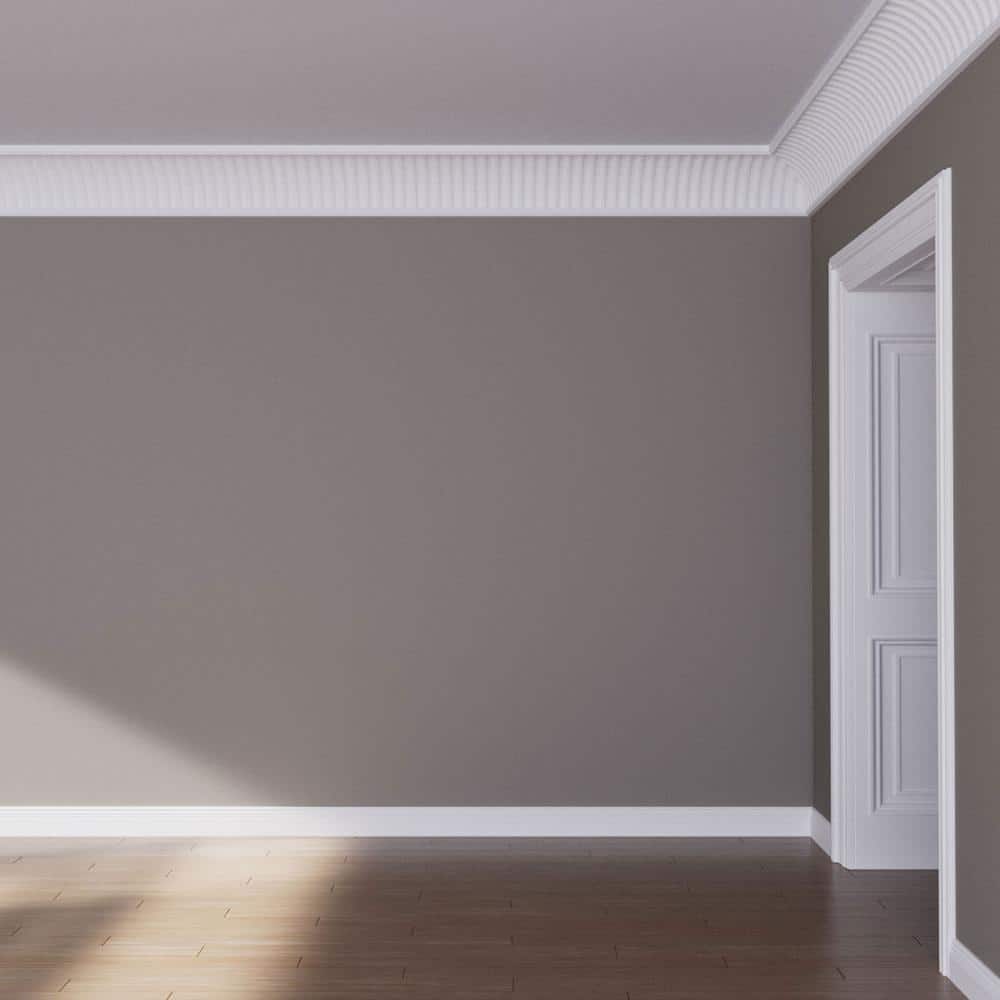 Ekena Millwork Esenia 9.5 in. D x 13.375 in. W x 47 in. L Polyurethane Crown Moulding