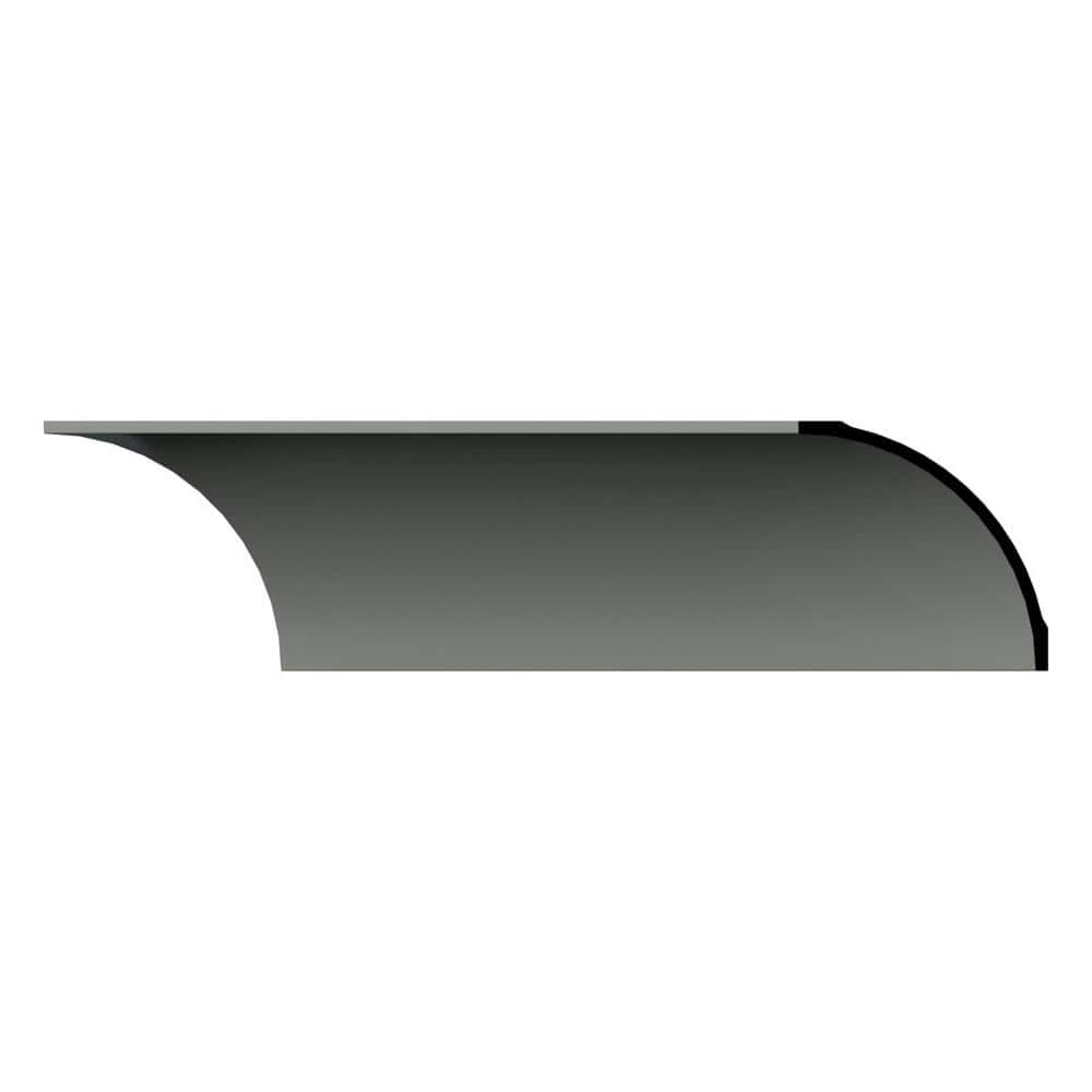 Ekena Millwork Faith 9.875 in. D x 14 in. W x 48 in. L Polyurethane Crown Moulding