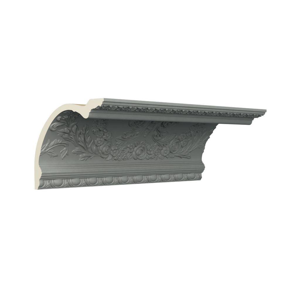 Ekena Millwork Hope 12.625 in. D x 16.25 in. W x 96 in. L Polyurethane Crown Moulding