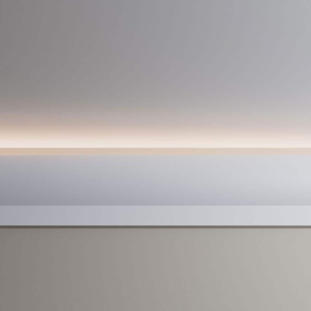Ekena Millwork Faline 2.75 in. D x 2.75 in. W x 96 in. L Polyurethane Crown Moulding