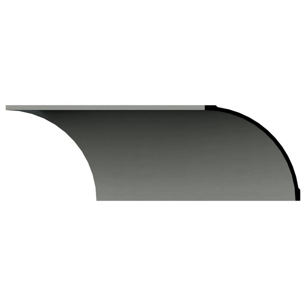 Ekena Millwork Hetty 11.75 in. D x 16.625 in. W x 96 in. L Polyurethane Crown Moulding