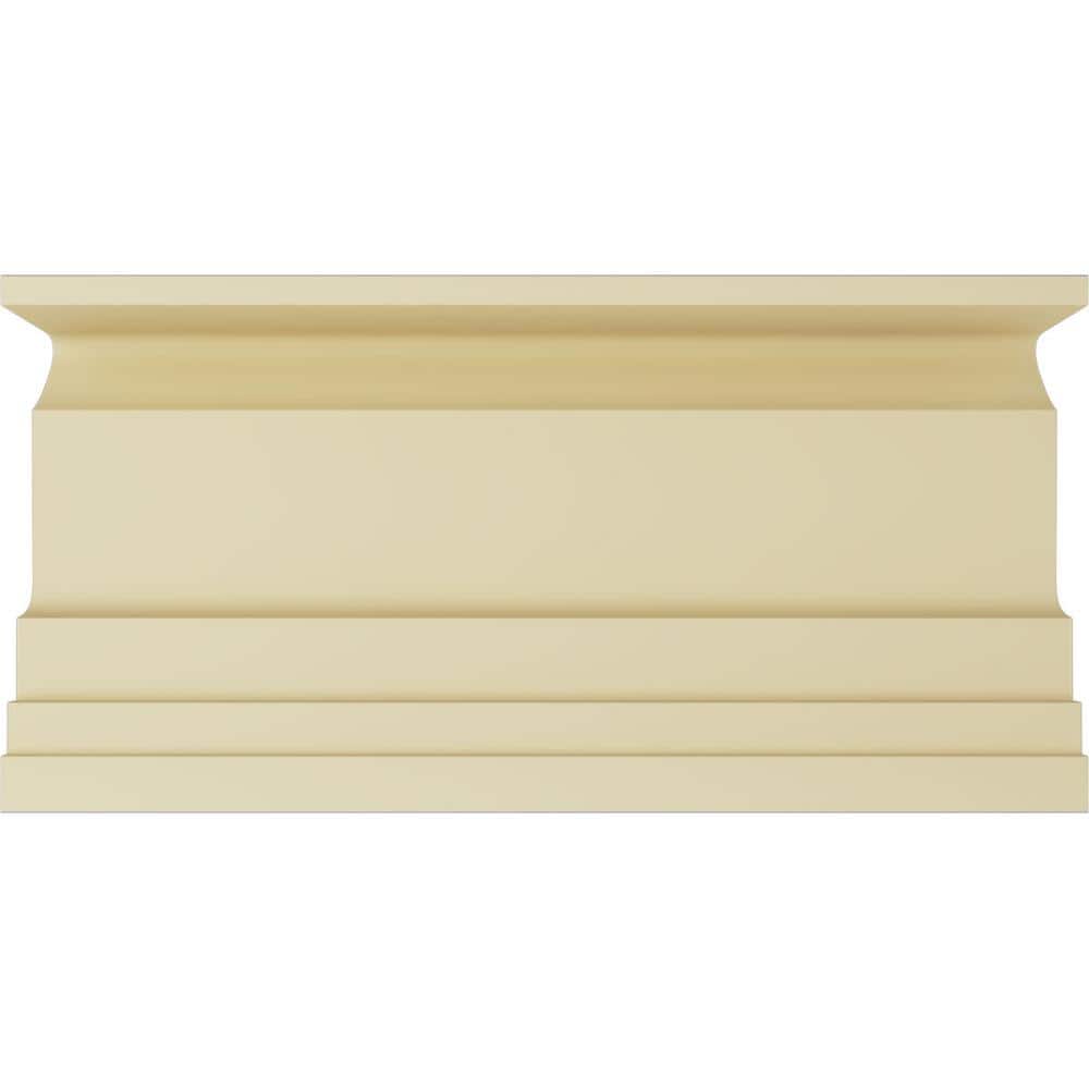 Ekena Millwork Traditional Massive Smooth 8.375 in. D x 8.375 in. W x 94.5 in. L Polyurethane Crown Moulding