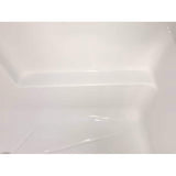 Ella 60 in. x 33 in. x 77 in. Low-Threshold 3-Piece Shower Kit, White, Left Seat/Right Drain