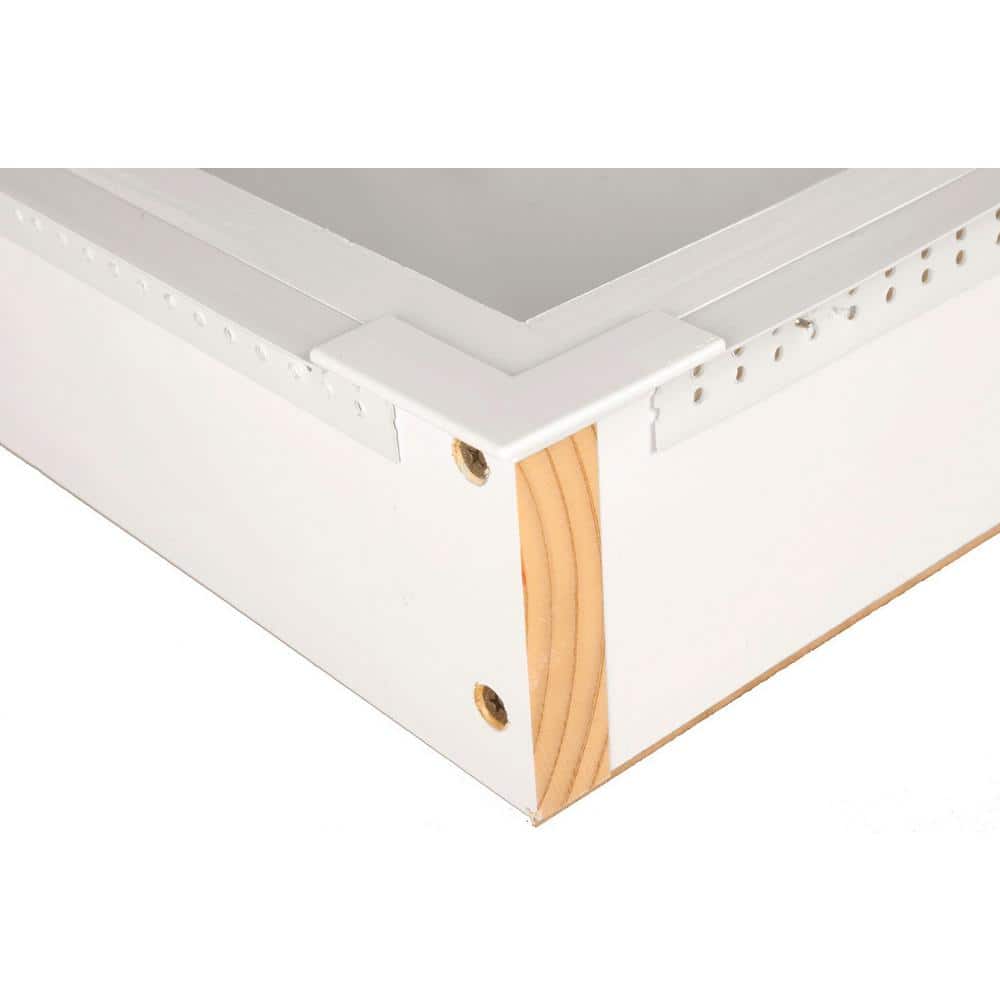 WG Wood Products 15.5 in. W x 71 in. H x 3.5 in. D Cutlass Raised Panel White Recessed Solid Wood Medicine Cabinet without Mirror