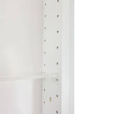 WG Wood Products 15.5 in. W x 71 in. H x 3.5 in. D Cutlass Raised Panel White Recessed Solid Wood Medicine Cabinet without Mirror