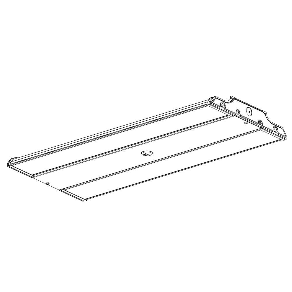 ENERGETIC LIGHTING 42500 Lumen 85 Degree White Integrated LED Floodlight Linear Highbay Fixture with Angle Adjustable