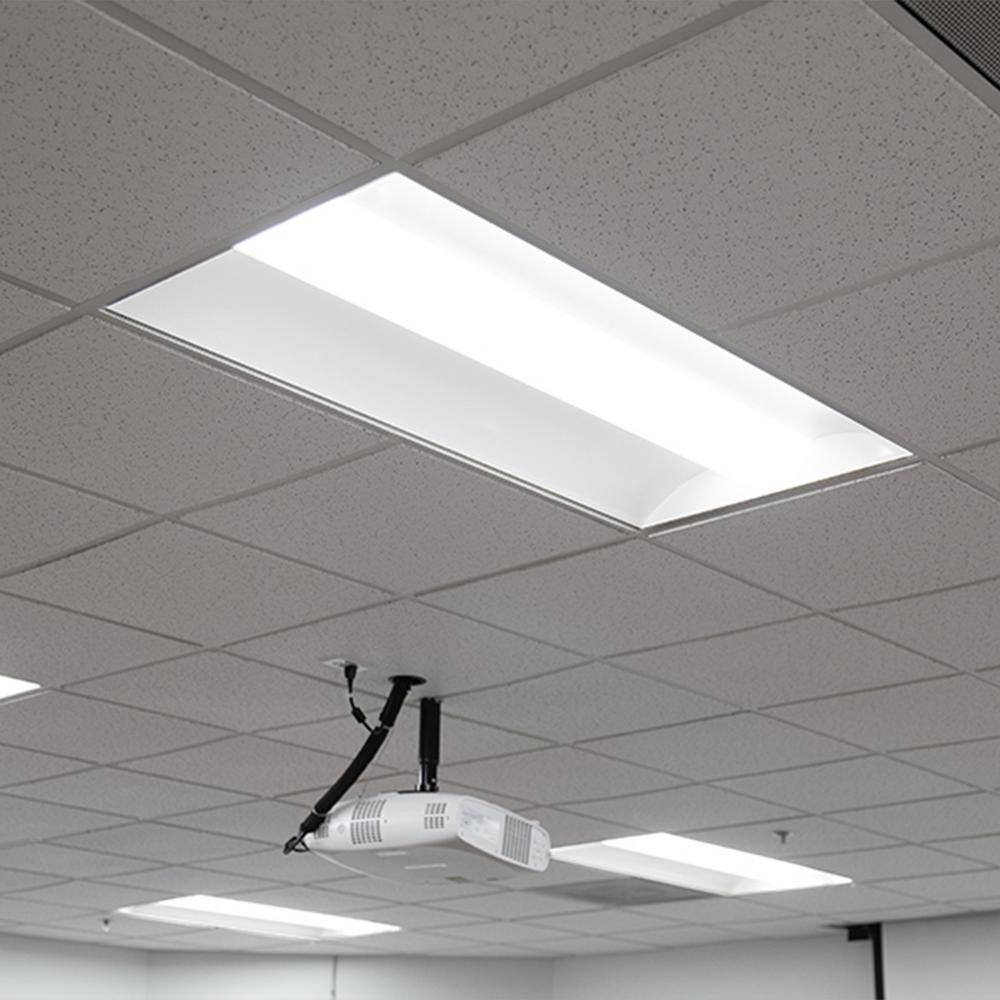 ENERGETIC LIGHTING 2 ft. x 4 ft. 5895 Lumens LED Recessed Lay-In Troffer Panel Light CCT and Wattage Selectable 3500K/4000K/5000K