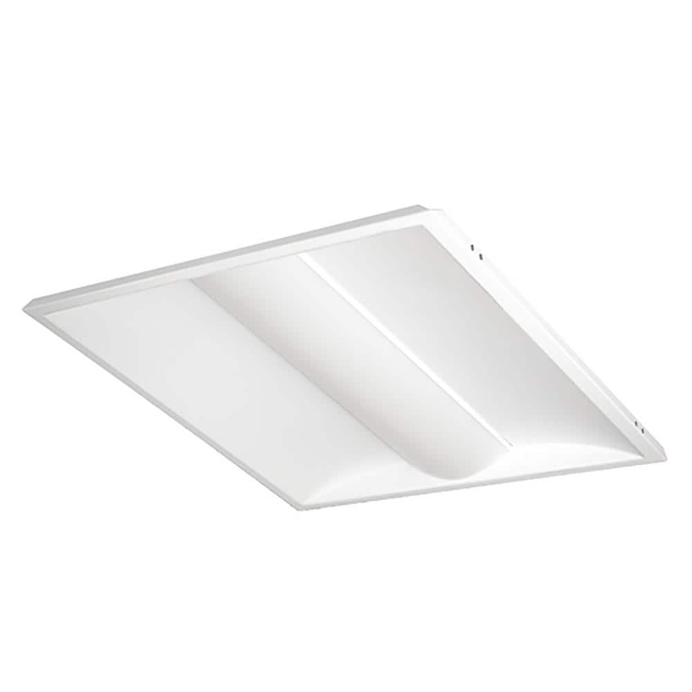 ENERGETIC LIGHTING 2 ft. x 2 ft. 3800 Lumens Integrated LED Troffer light 3500K/4000K/5000K Selectable Wattage Selectable (4-Pack)
