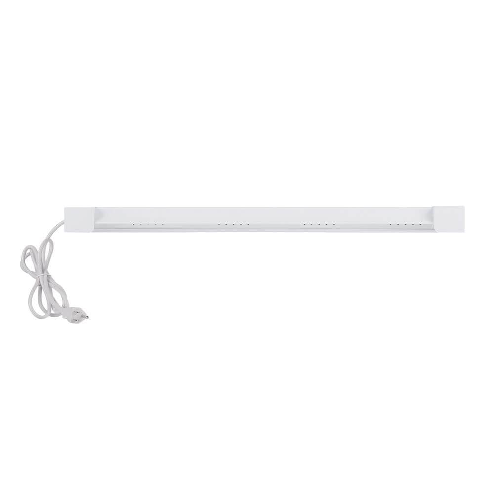 EnviroLite 2 ft. 320-Watt Equivalent Integrated LED White Backlit High Bay Hanging Light with 19900 Lumens 5000K