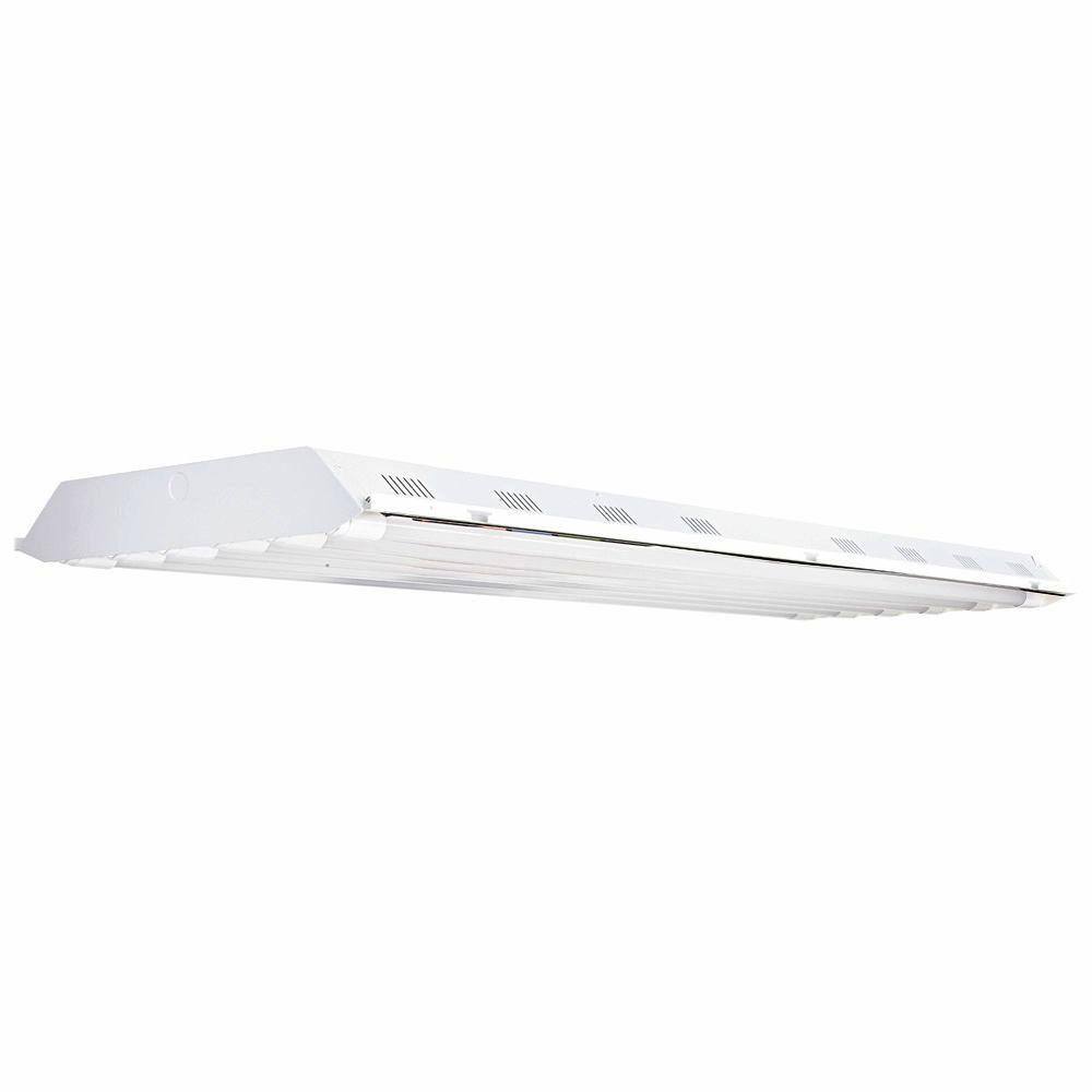 EnviroLite 4 ft. 6-Light T8 LED White High Bay Light, 4000K