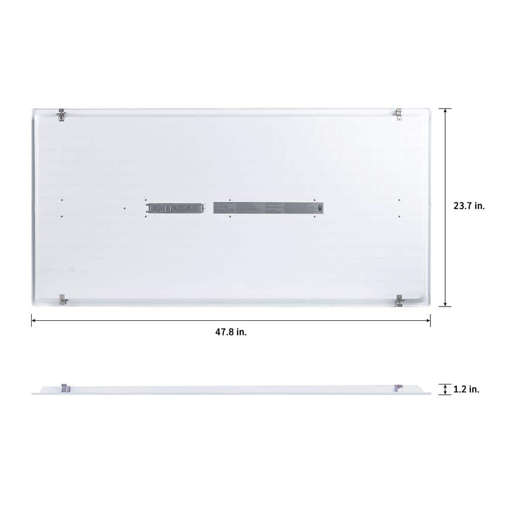 EnviroLite Nonglare 2 ft. x 4 ft. 5000 Lumens Integrated LED Parabolic Light Cell Grid Backlit Recessed Troffer Panel Light