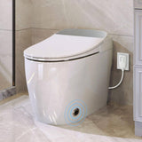 EPOWP Smart Toilet with Heated Seat and Foot Sensor Flush
