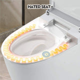 EPOWP Smart Toilet with Heated Seat and Foot Sensor Flush