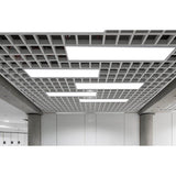 eSenLite 1 ft. x 4 ft. 400W Equivalent 4200LM Dimmable CCT White Integrated LED Panel Light Flush Mount Troffer w/ Frames (2-PK)