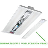 ETI LIGHTING 2 ft. 400-Watt Equivalent Motion Sensor 18000 Lumens Integrated LED White High Bay Light 120-277 Volt 5000K