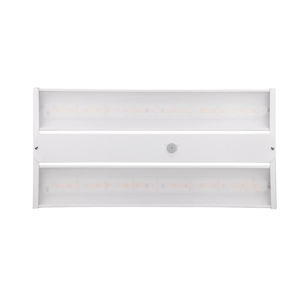 ETI LIGHTING 2 ft. 200-Watt Equivalent Integrated LED White Compact Linear High Bay Light with PIR Occupancy Sensor 8400-15800 Lumens