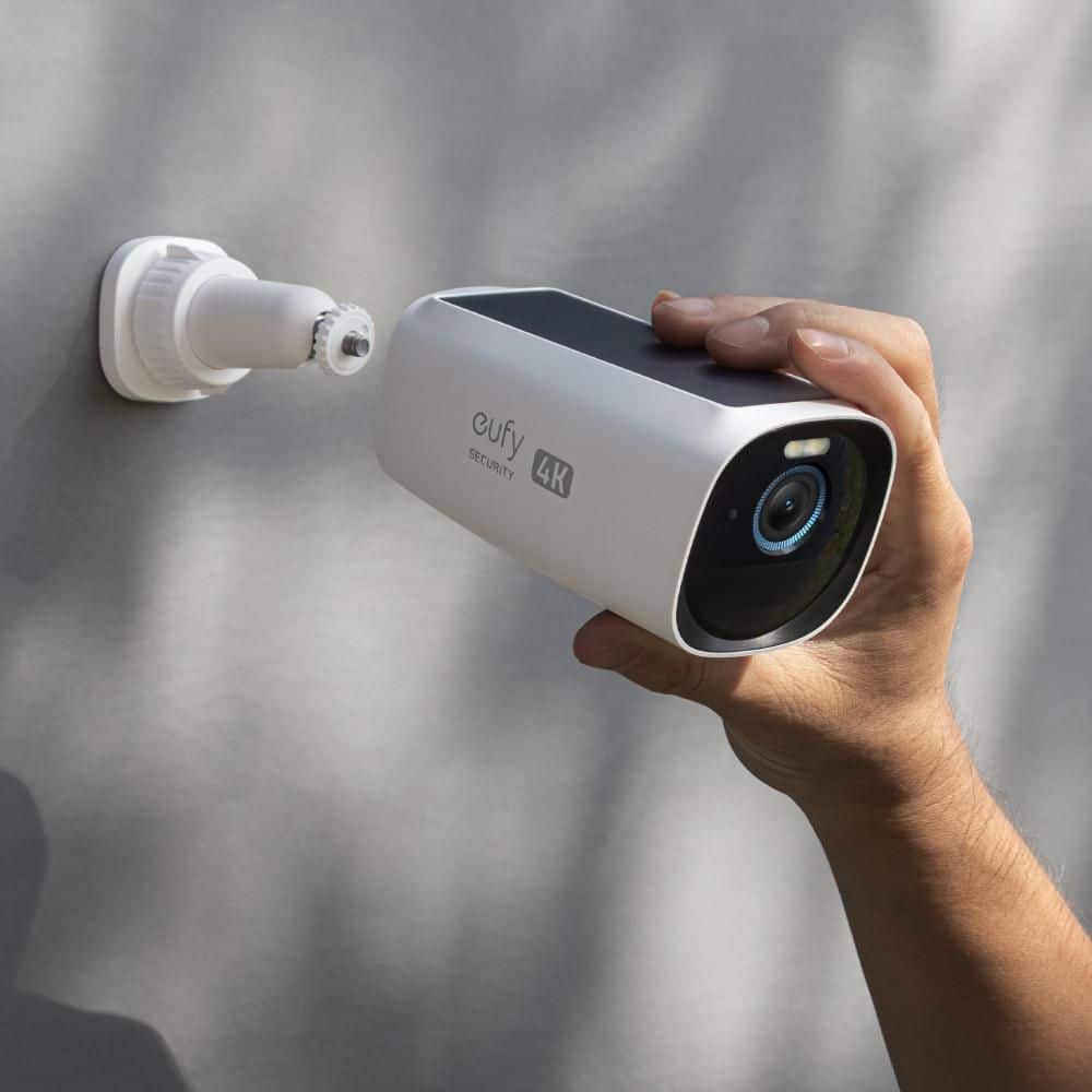 eufy Security Eufycam3 Battery Wireless In/Outdoor Camera, White, Wi-Fi, Surveillance Home Security Camera with Homebase, 2-Pack
