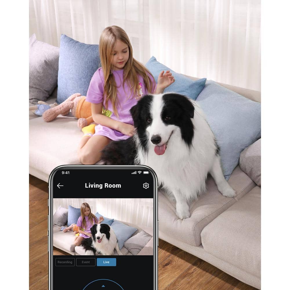 eufy Security Indoor Wireless 2K Mini Camera, Single Pack