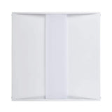 Euri Lighting 2 ft. x 2 ft. 128-Watt Equivalent Integrated LED White Troffer 3CCT Selectable (2-Pack)