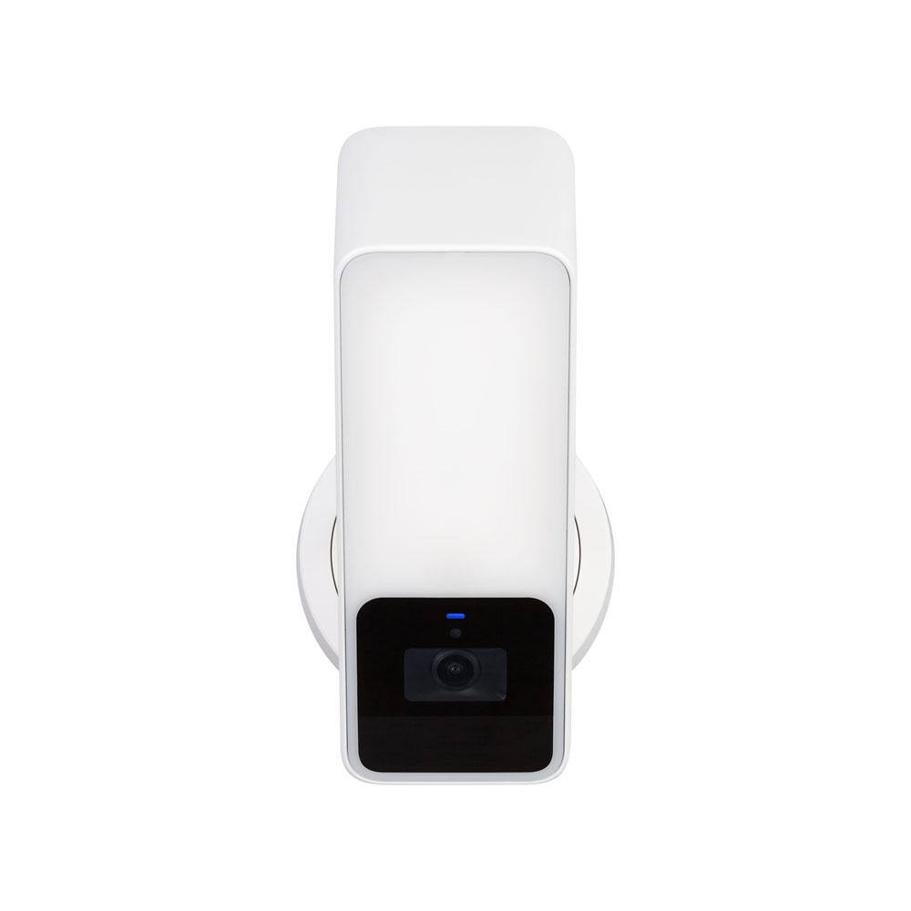 eve Outdoor Cam – Smart Wired Dimmable Outdoor Floodlight, works with Apple Home, 2-Way Comm, End-to-End Encryption (White)