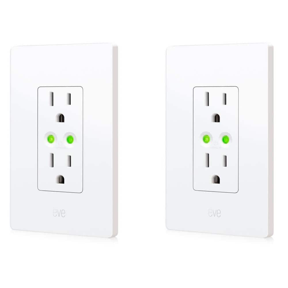 eve Energy Outlet (Matter) Smart Outlet 2pk