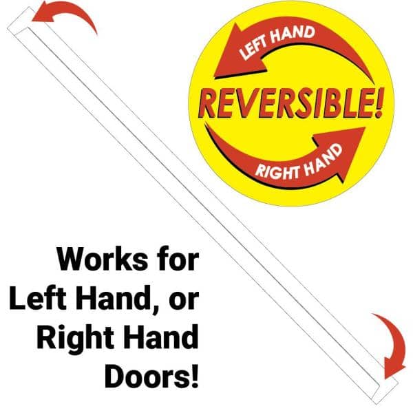 EVERMARK Stair Parts 4-9/16 in. x 83 in. Everstrike Reversible Exterior Jamb Leg