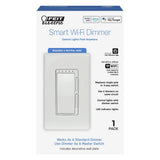 Feit Electric Smart Wi-Fi Connected White Dimmer Switch for Dimmable 150W LED and 450W Incandescent Bulbs/Single-Pole or 3-Way(3-Pack)