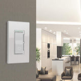 Feit Electric Smart Wi-Fi Connected White Dimmer Switch for Dimmable 150W LED and 450W Incandescent Bulbs/Single-Pole or 3-Way(3-Pack)